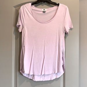 Scoop neck tee